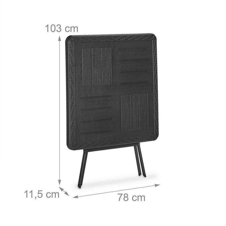 B2X Gartentisch in Holzoptik  