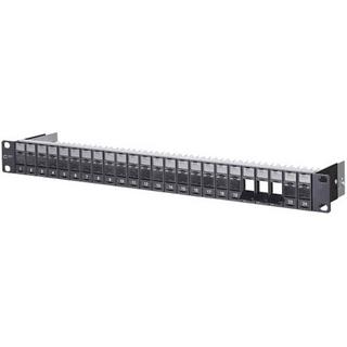 METZ CONNECT  Modul 19″ Modulträger 1HE 24 Port unbestückt, geschirmt 