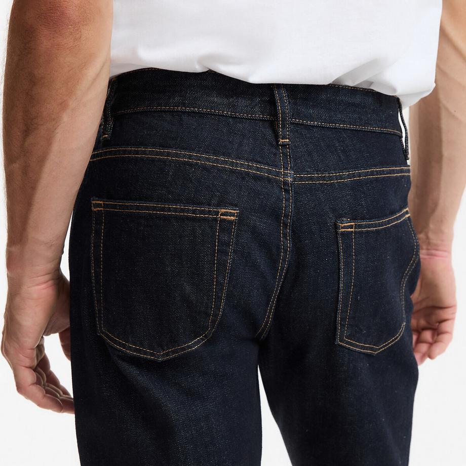 La Redoute Collections Selvedge Denim Regular Fit Straight Leg Jeans  