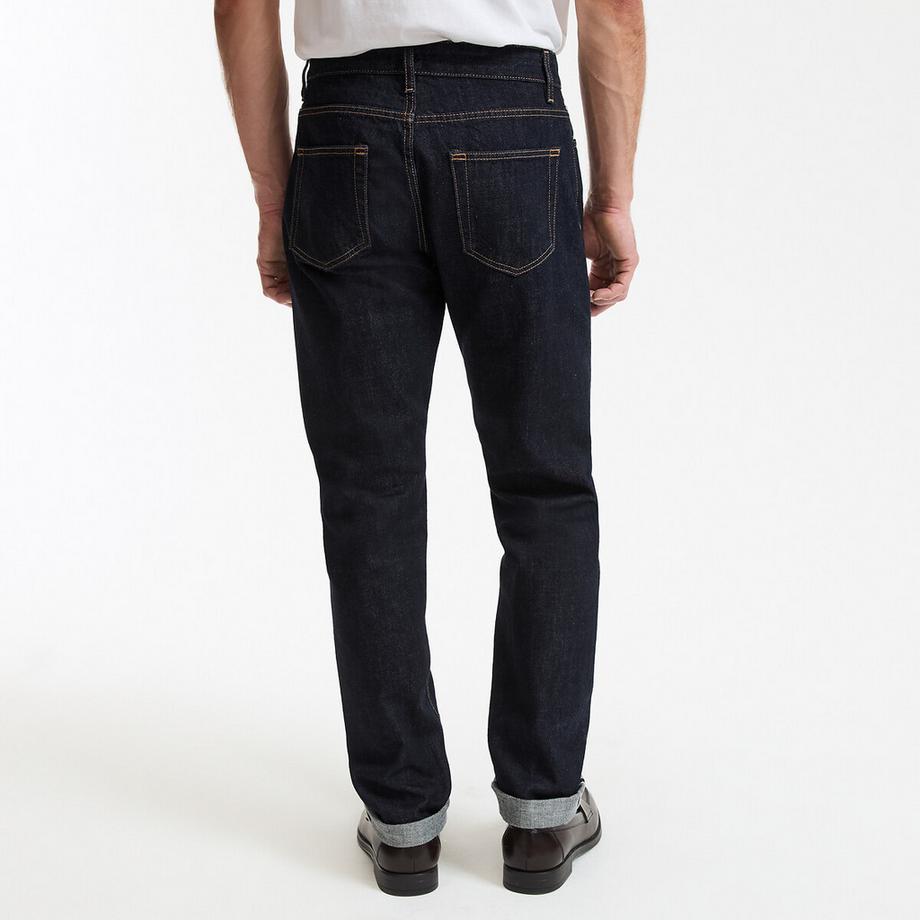 La Redoute Collections Selvedge Denim Regular Fit Straight Leg Jeans  