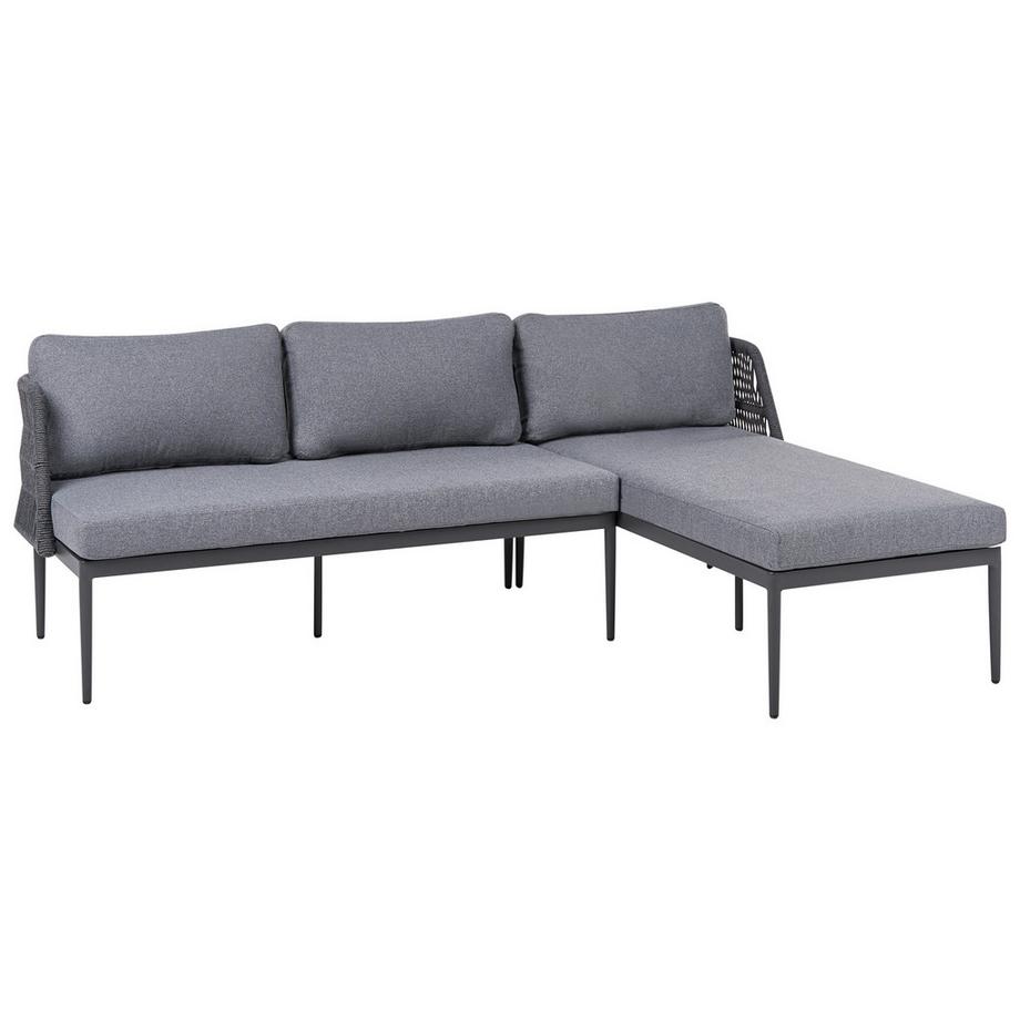 Beliani Set lounge pour jardin en Aluminium Moderne LEFFE  
