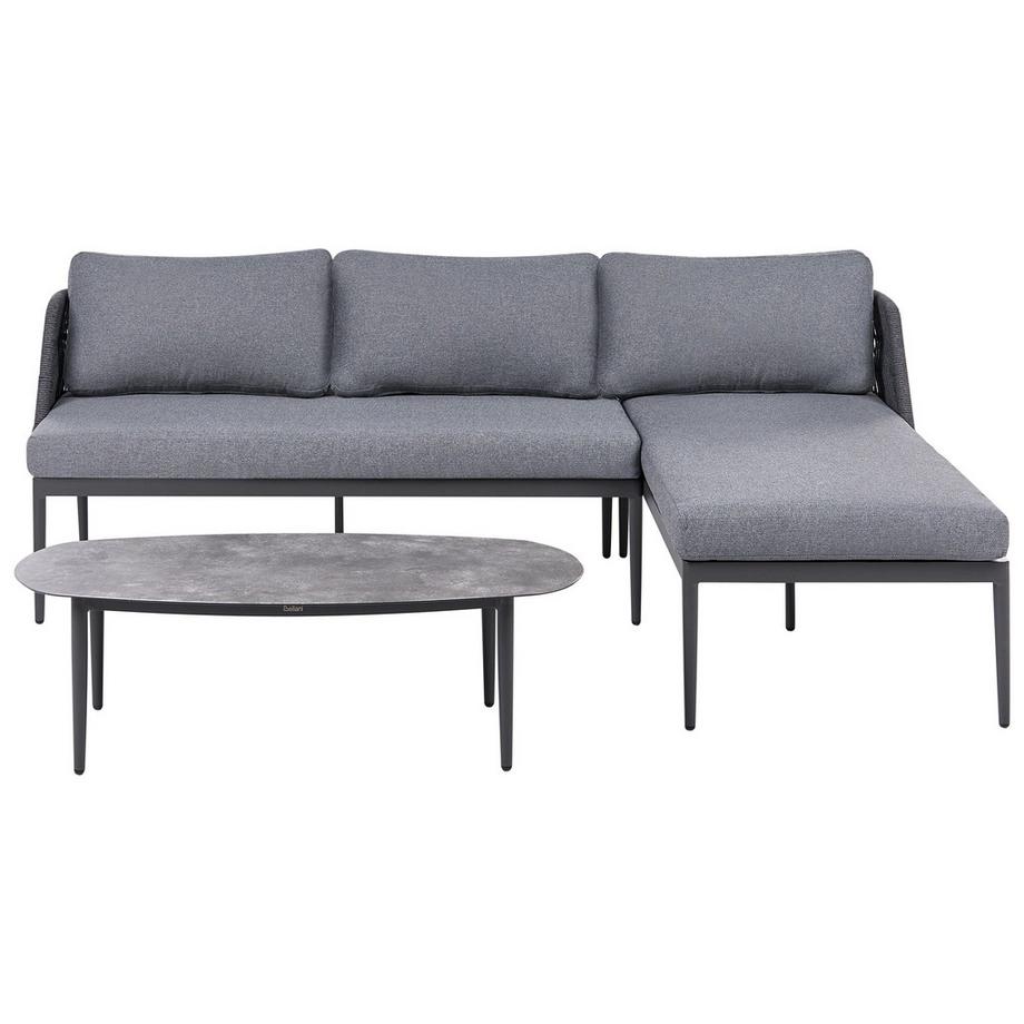 Set lounge pour jardin en Aluminium Moderne LEFFE