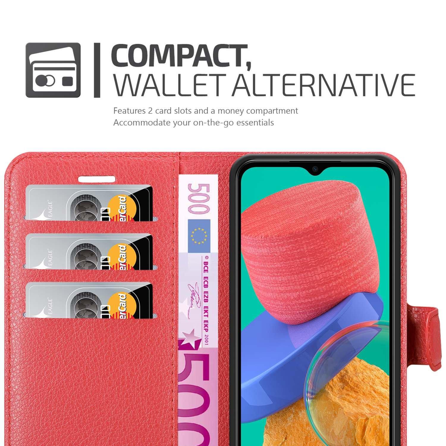 Cadorabo  Housse compatible avec Samsung Galaxy M33 5G - Coque de protection avec fermeture magnétique, fonction de support et compartiment pour carte 