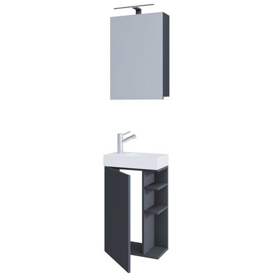 VCM 3-tlg Badmöbel Set  