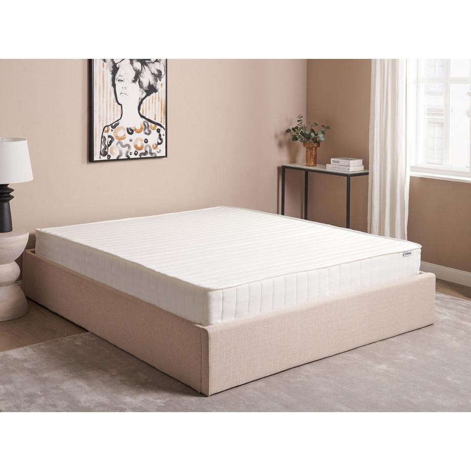 Beliani Matelas à ressorts ensachés en mousse à mémoire de forme en Ressorts ensachés  MEMORY HYBRID 7 PLUS  