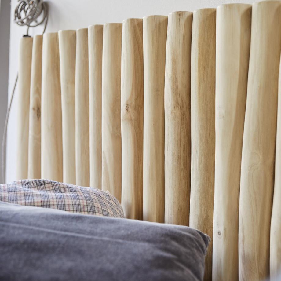 Tikamoon Tête de lit enfant en teck massif 120 cm River  