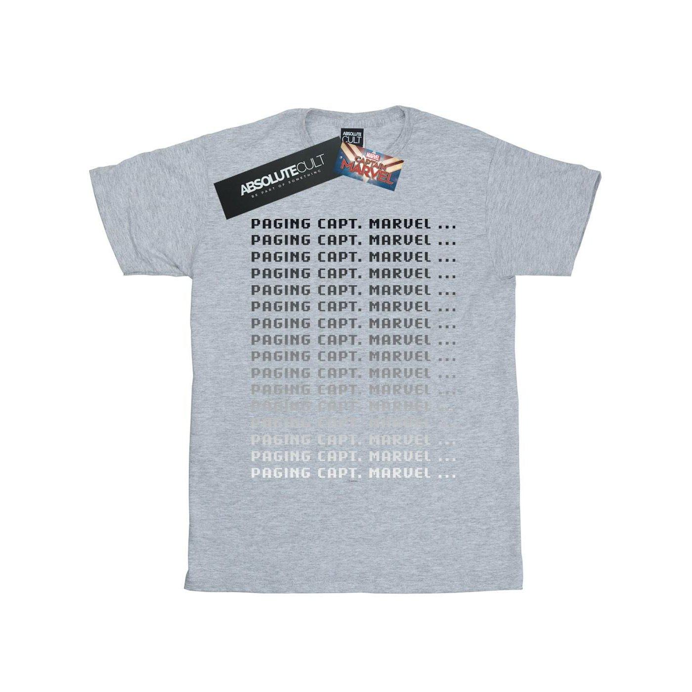 Image of Captain Paging Captain Tshirt Unisex Grau 128