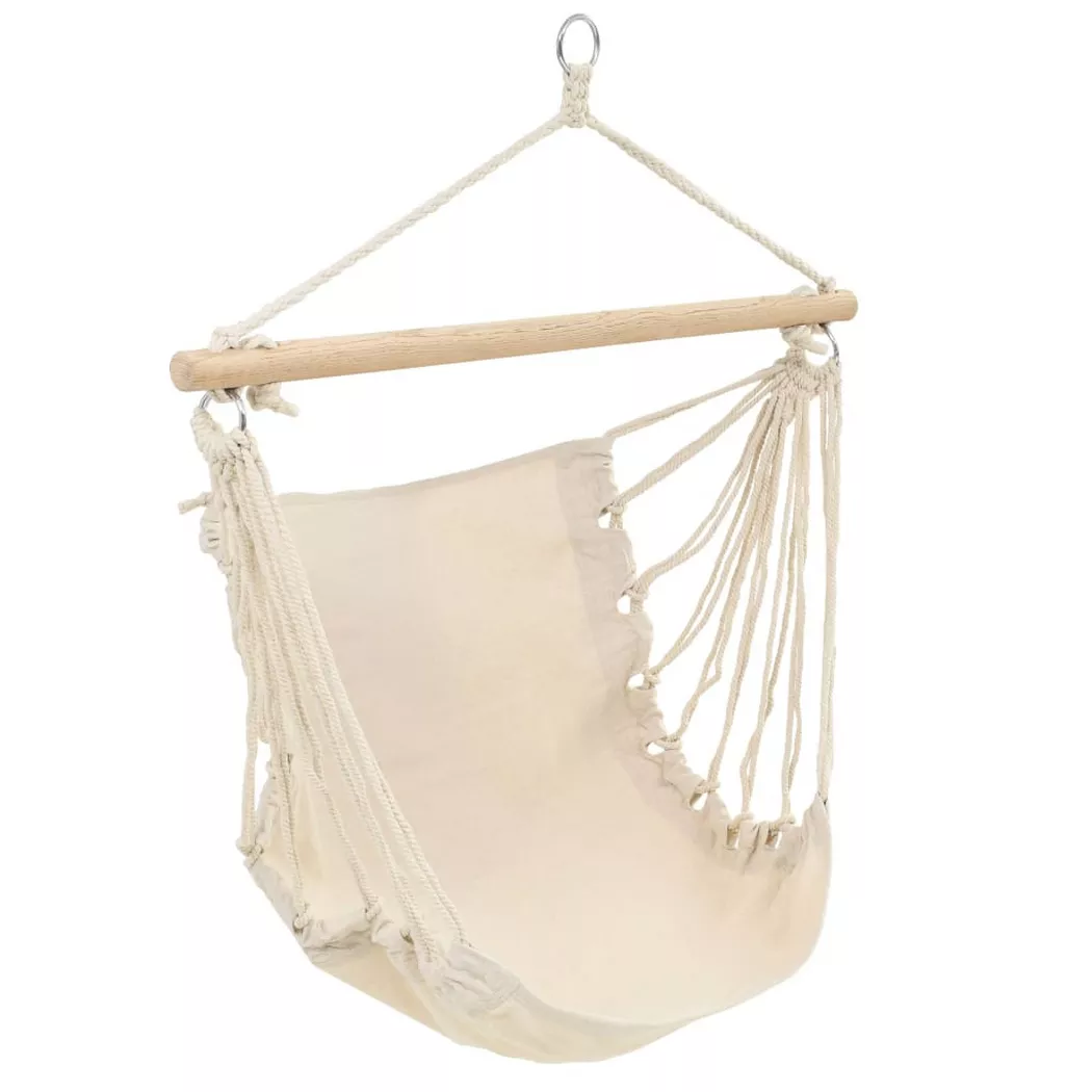 VidaXL - amaca Tessuto, One Size, Light Beige