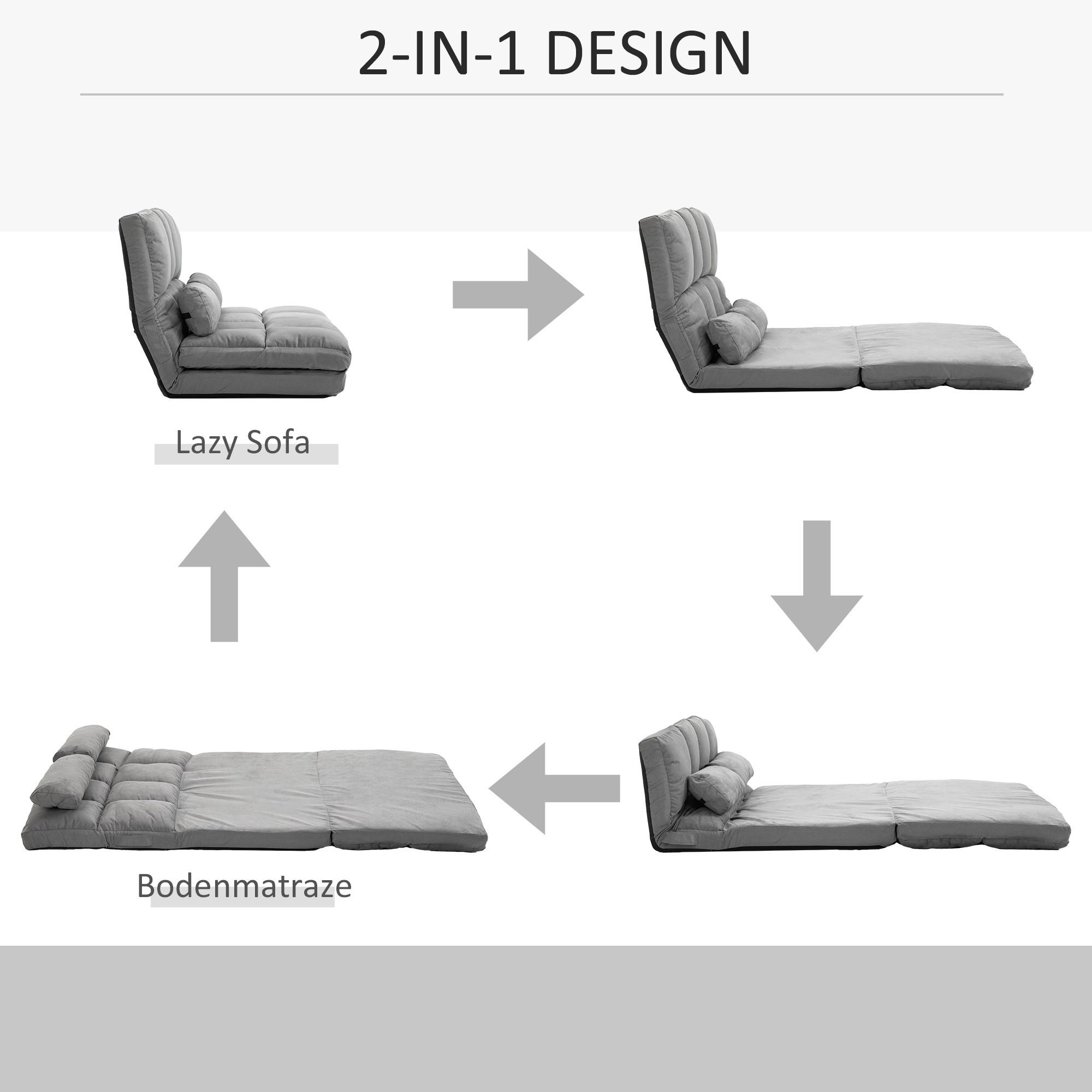 HOMCOM chaise de sol  