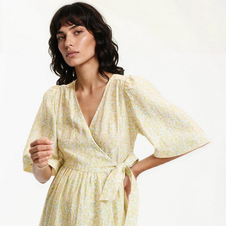 La Redoute Collections Robe Longue Portefeuille Imprimé Floral  