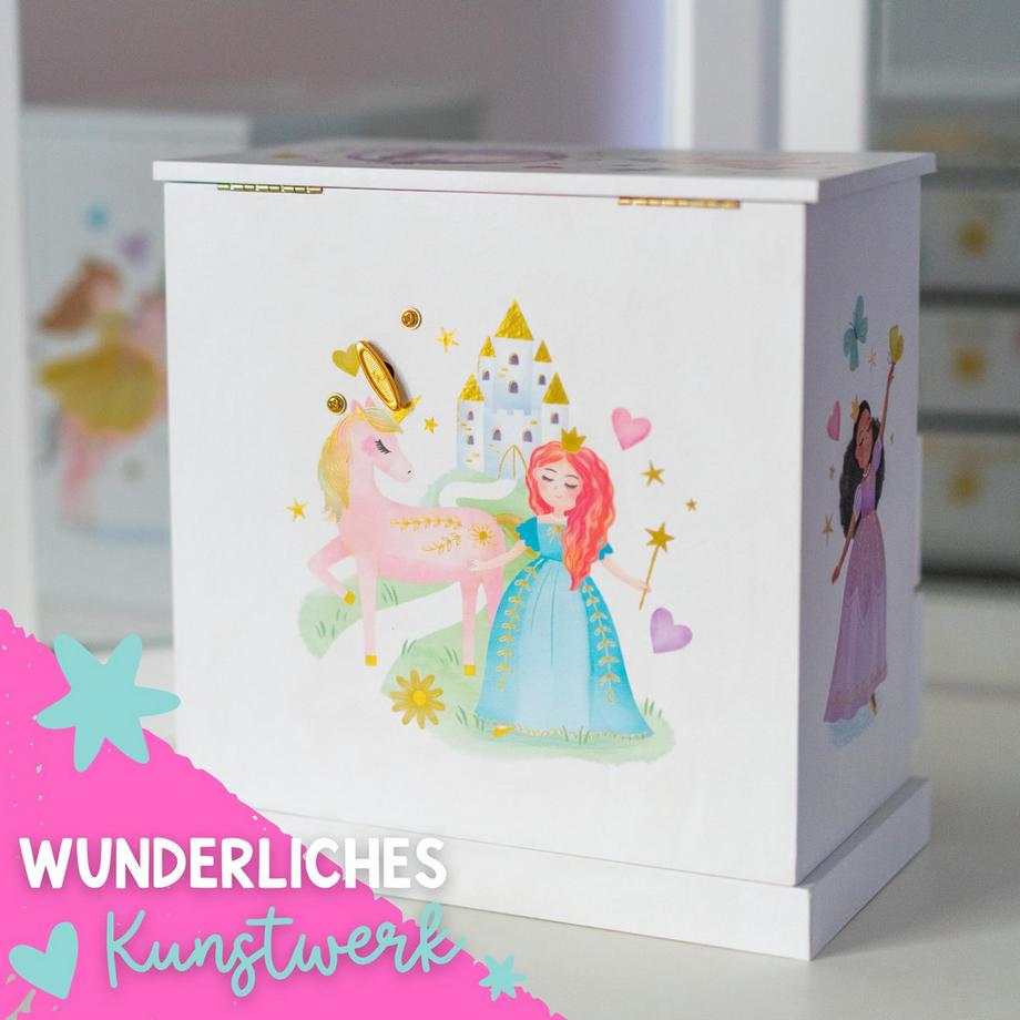 Only-bags.store  Musikalische Kinderspieluhr mit Spiegel 