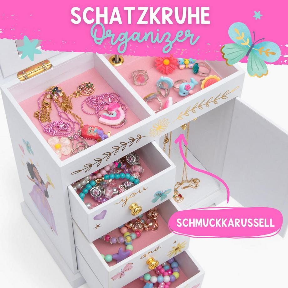 Only-bags.store  Musikalische Kinderspieluhr mit Spiegel 