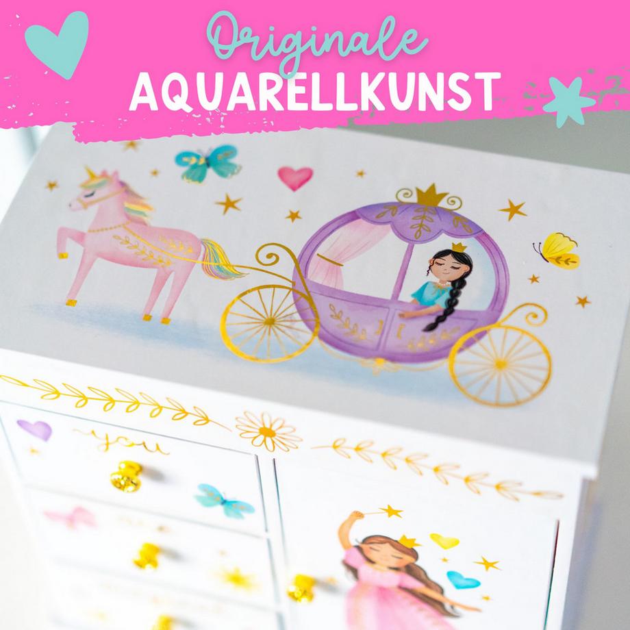 Only-bags.store  Musikalische Kinderspieluhr mit Spiegel 