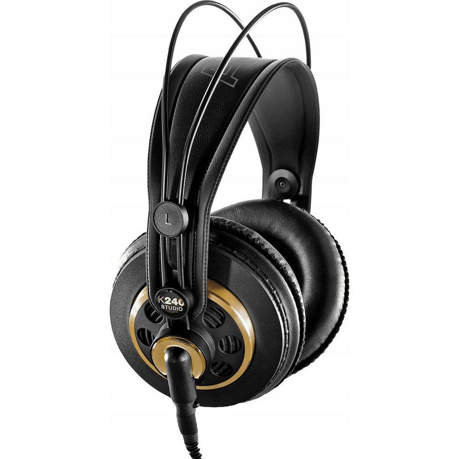 AKG  AKG K240 STUDIO CUFFIA E AURICOLARE CUFFIE CABLATO A PADIGLIONE NERO, ORO 