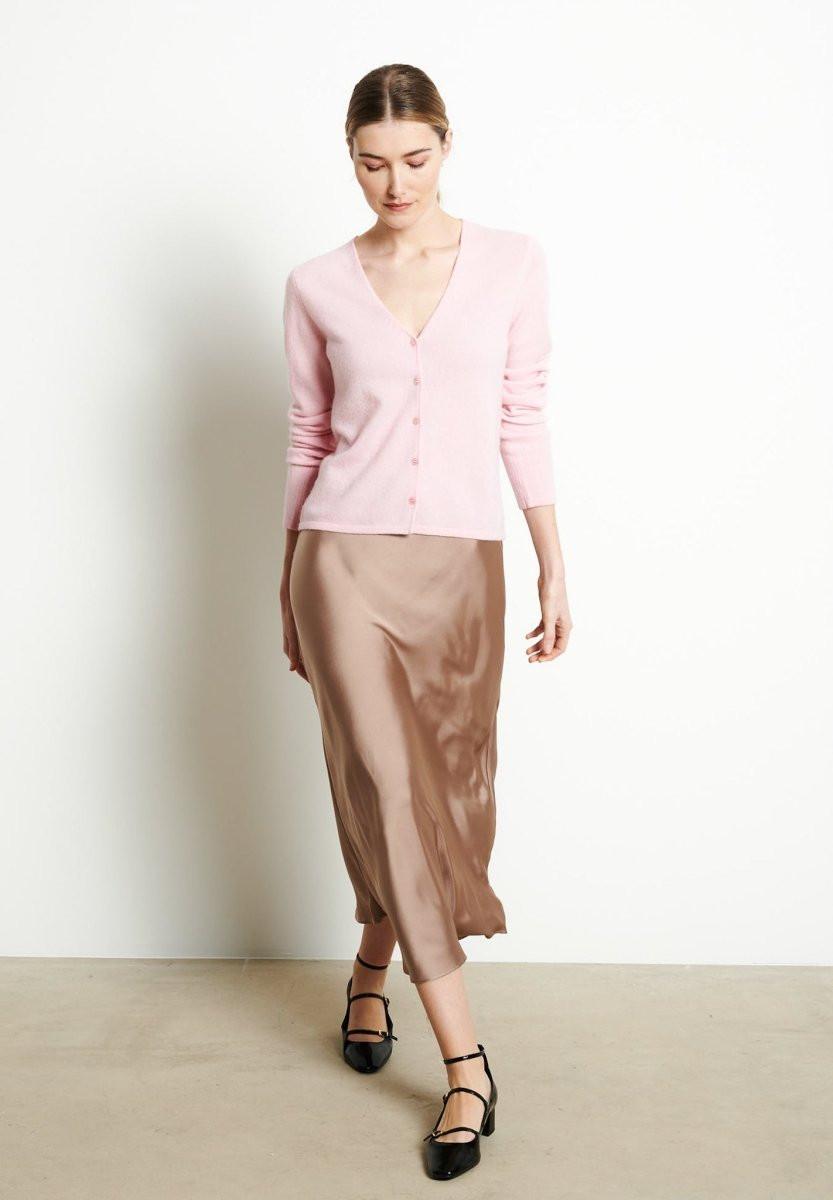 Studio Cashmere8 LILLY 7 V-Ausschnitt taillierte Strickjacke  