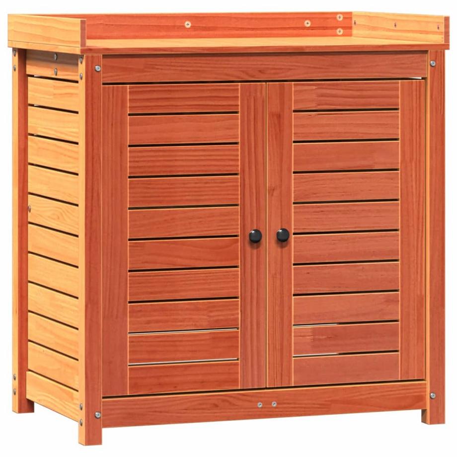 VidaXL Table d'empotage bois de pin  