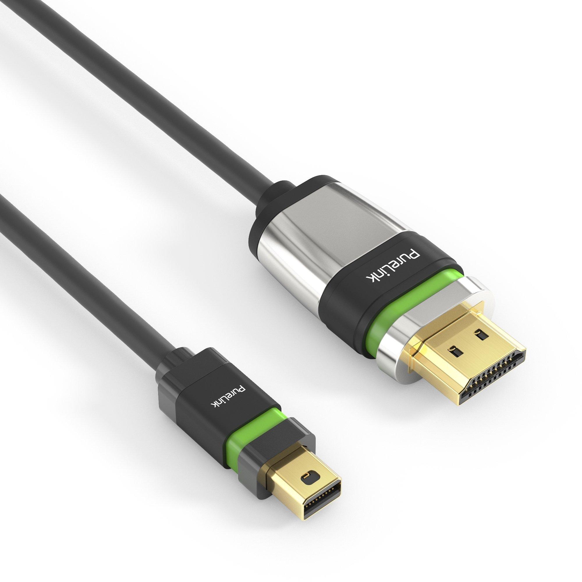 Image of ULS2000-020 Videokabel-Adapter 2 m Mini DisplayPort HDMI Schwarz