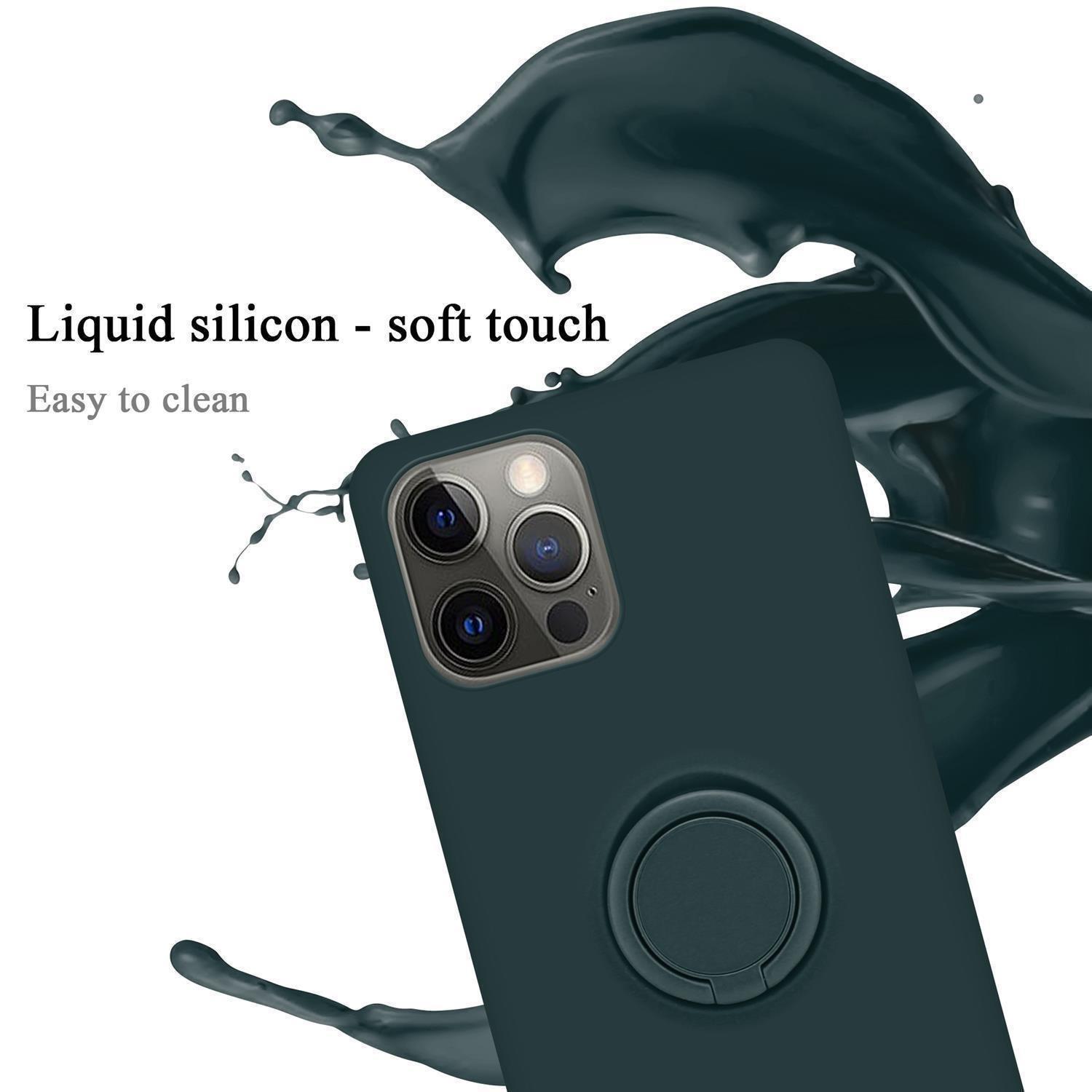 Cadorabo  Hülle für Apple iPhone 12 PRO MAX TPU Silikon mit Ring Liquid 