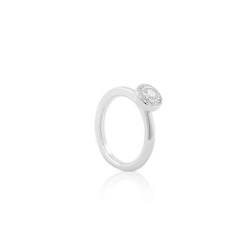 Ring Diamant 0.25ct. Weissgold 750