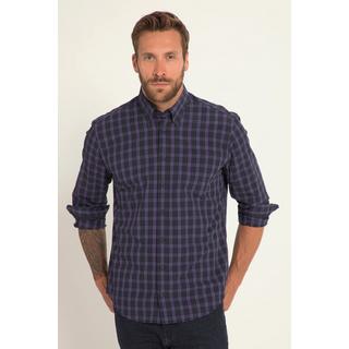 JP1880  Camicia a quadri dalla vestibilità moderna con maniche lunghe e colletto button-down 