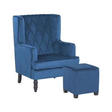 Fauteuil en Velours Rétro SANDSET