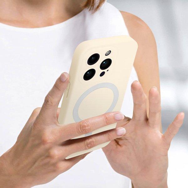 Avizar  Coque Magsafe iPhone 14 Pro Max Blanc 