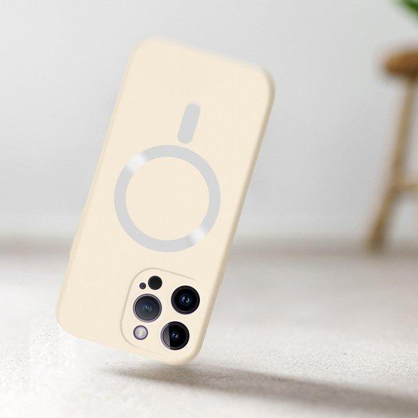 Avizar  Coque Magsafe iPhone 14 Pro Max Blanc 