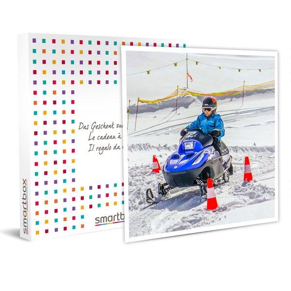 Image of Nervenkitzel Im Schnee: 1 Aufregende Fahrt Mit Einem Elektrischen Schneemobil Für 4 Kinder - Geschenkbox Unisex