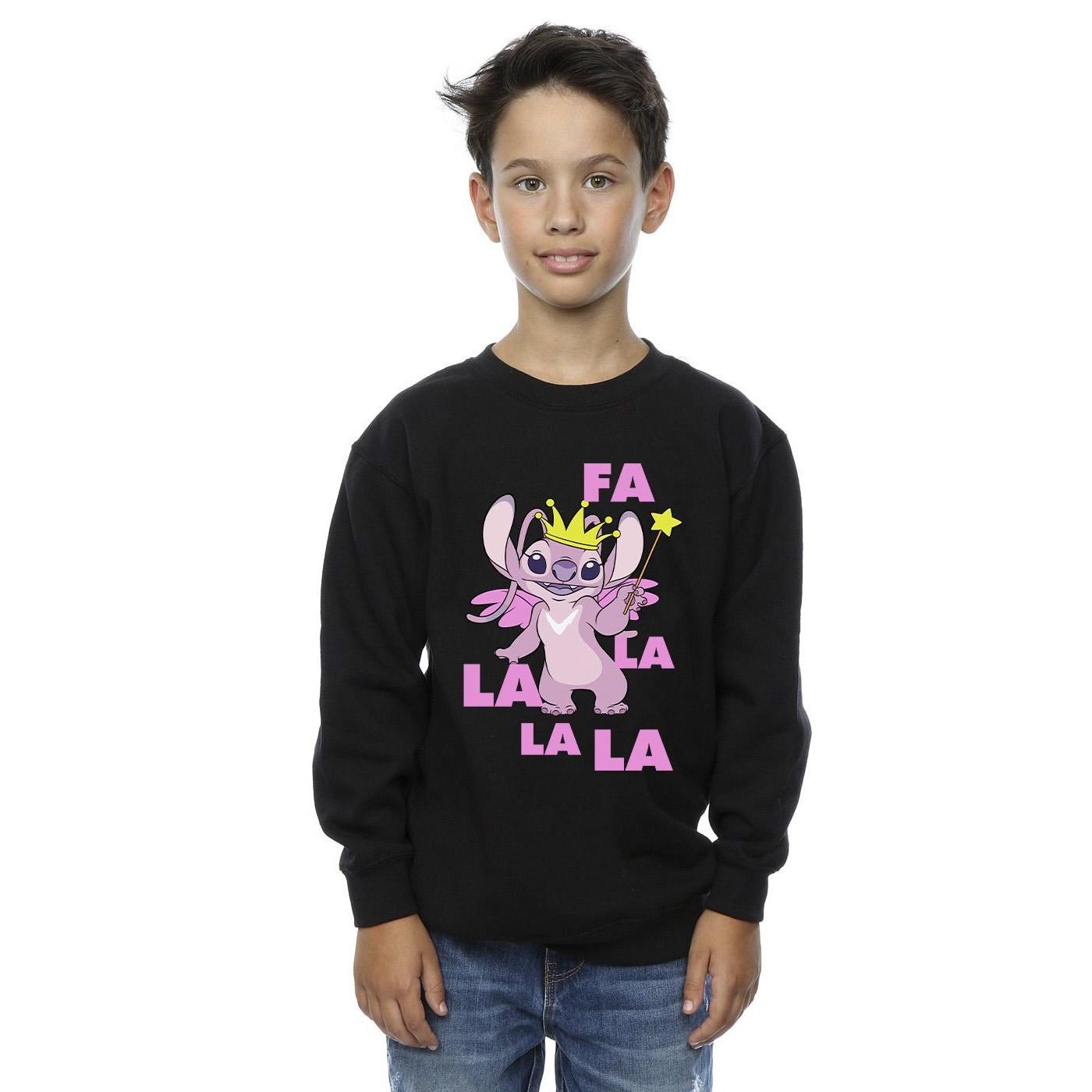 Disney  Angel Fa La La Sweatshirt 