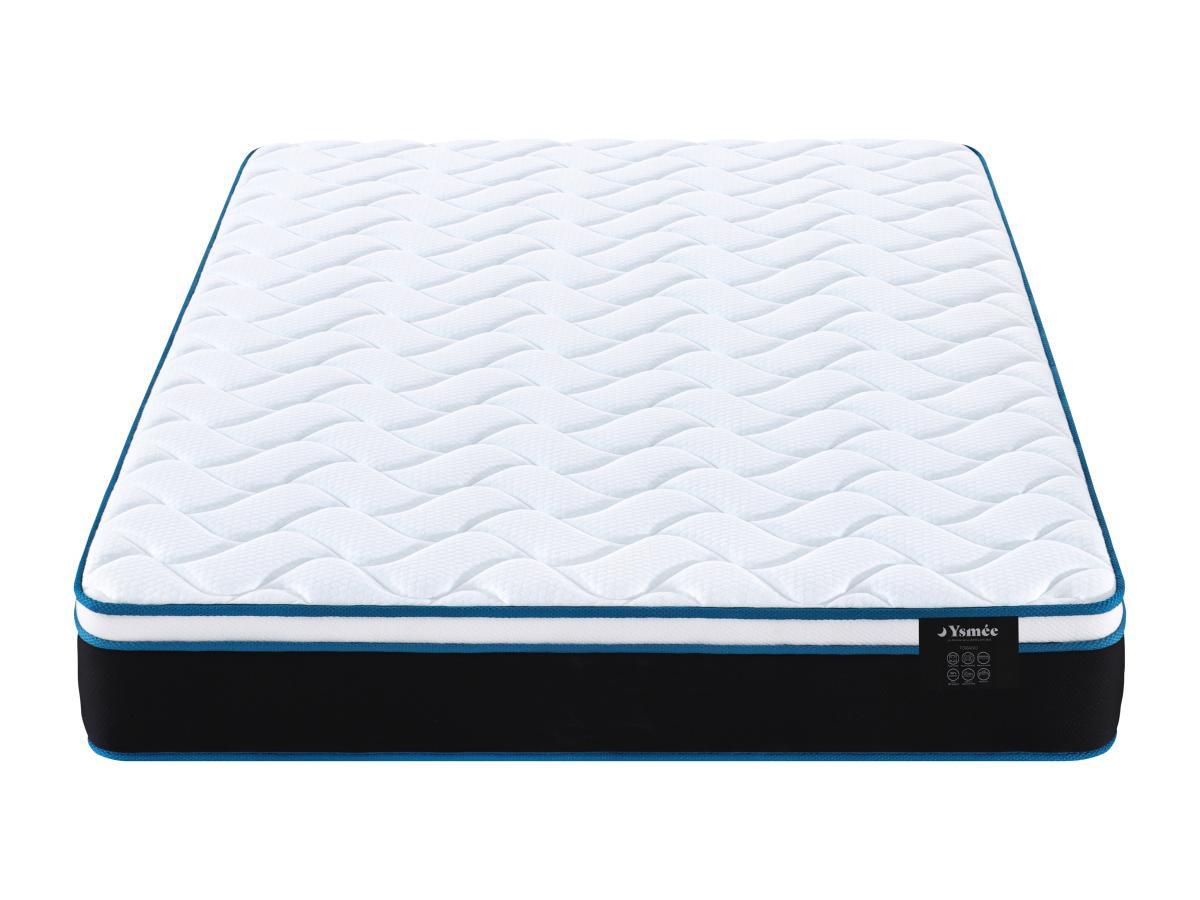 Ysmée Matelas 160 x 200 cm ressorts ensachés et mémoire de forme rafraichissante ép.23cm - TORANO de YSMÉE  