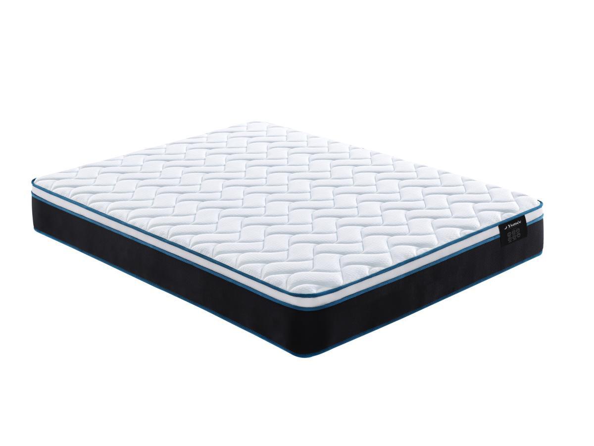 Ysmée Matelas 160 x 200 cm ressorts ensachés et mémoire de forme rafraichissante ép.23cm - TORANO de YSMÉE  