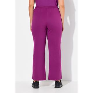 Ulla Popken  Pantalon de jogging, jambe droite et taille élastique 