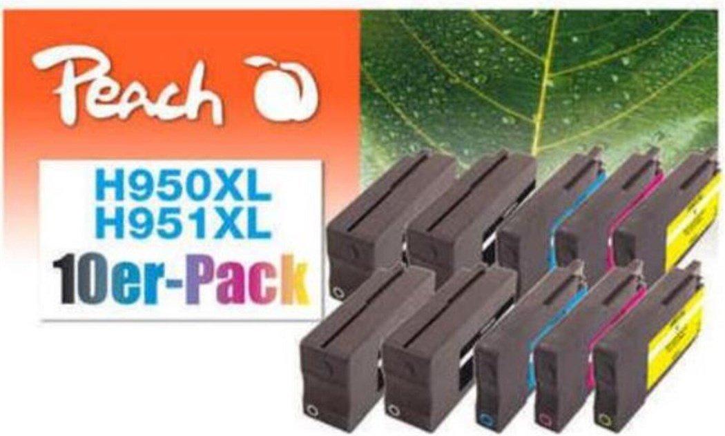 Peach  Set d'inchiostri HP 950XL / 951XL (2xC, 2xM, 2xY, 4xBK) 
