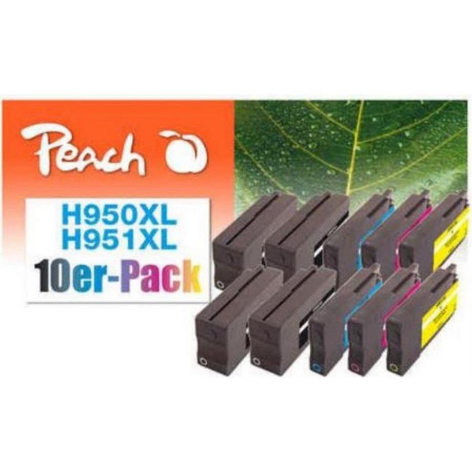 Peach  Set d'inchiostri HP 950XL / 951XL (2xC, 2xM, 2xY, 4xBK) 