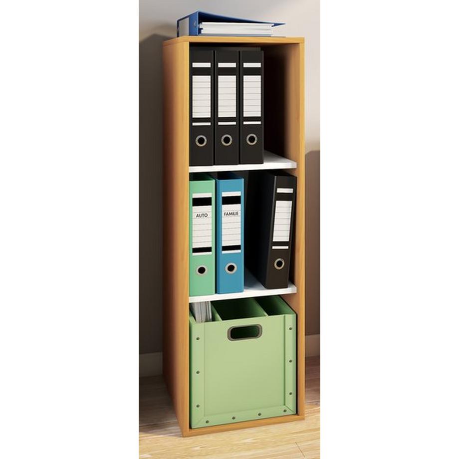 VCM Holz Büro Stand Regal Bücher Ordner Aktenregal Ordnerregal Bücherregal Lona l 3f  