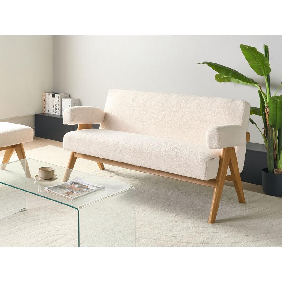 Beliani 2 Sitzer Sofa aus Bouclé  TAMRE  
