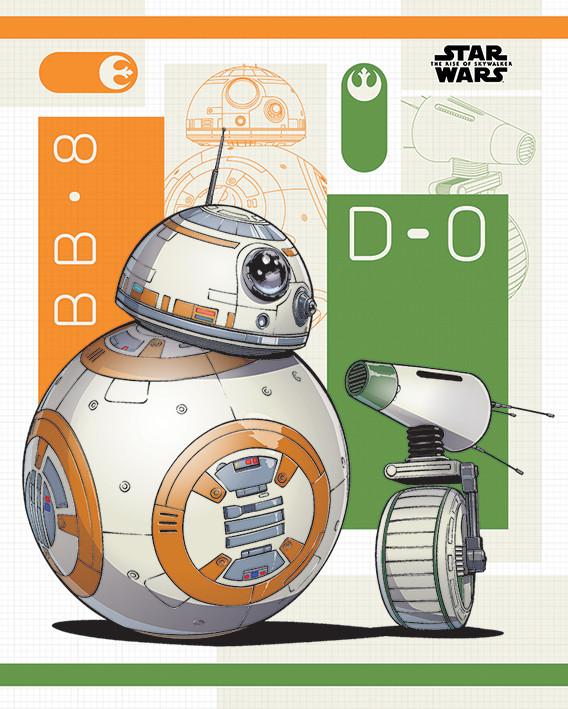 Pyramid Poster - Star Wars - BB-8 & D-0  