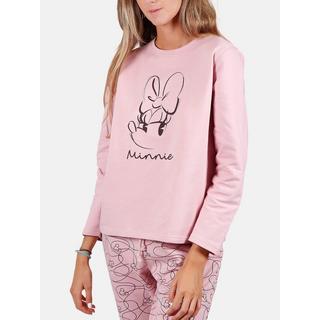 Admas  Pyjama Indoor-Outfit lange Hose Oberteil Minnie Soft Disney 