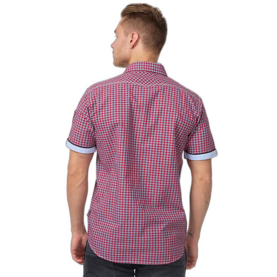 LONSDALE Hed Berny Camicia Maniche Corte Vestibilità Aderente  