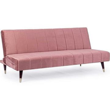 Alma divano letto 3 posti rosa