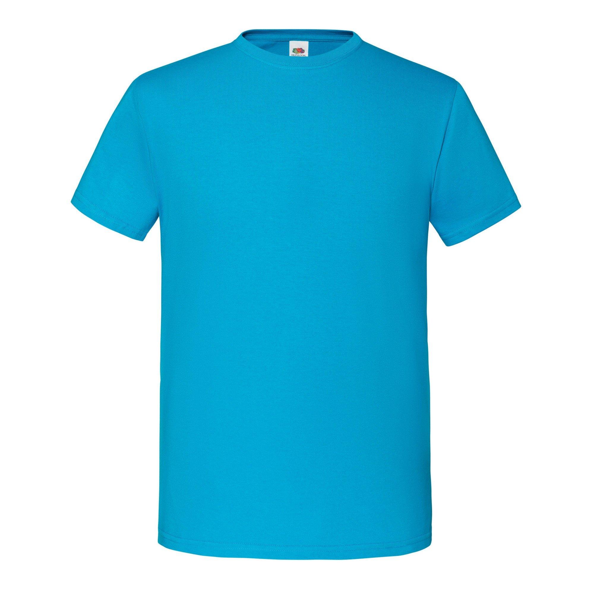 Image of Iconic Premium Tshirt Herren Blau L
