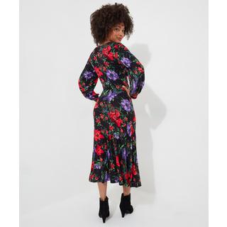 Joe Browns  Robe Jersey Florale Manches Style Ballon 