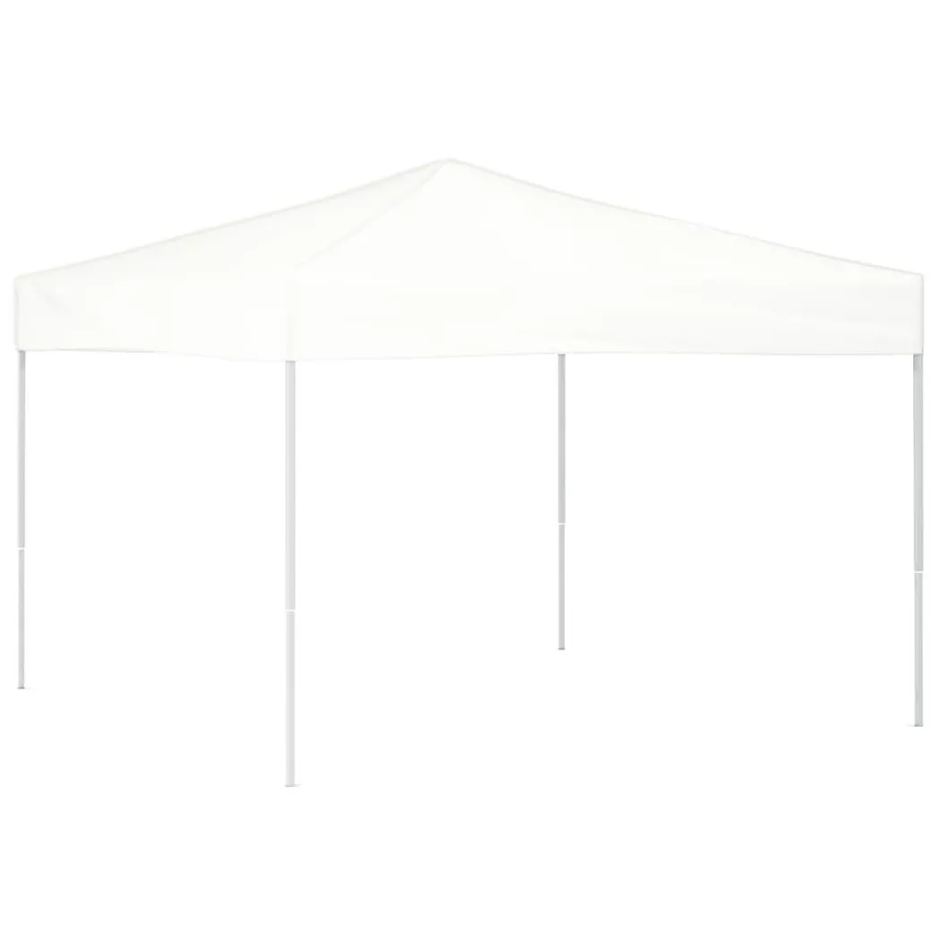 VidaXL - tenda per feste Tessuto, One Size, Blanco