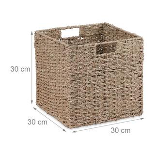 Northix Aufbewahrungskorb Seegras-Set  