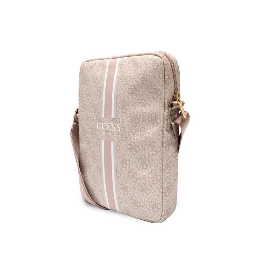 GUESS 10 Pouces Stripe 4G Sacoche Bandoulière  