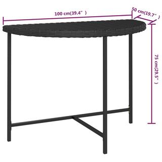 VidaXL Table de jardin  