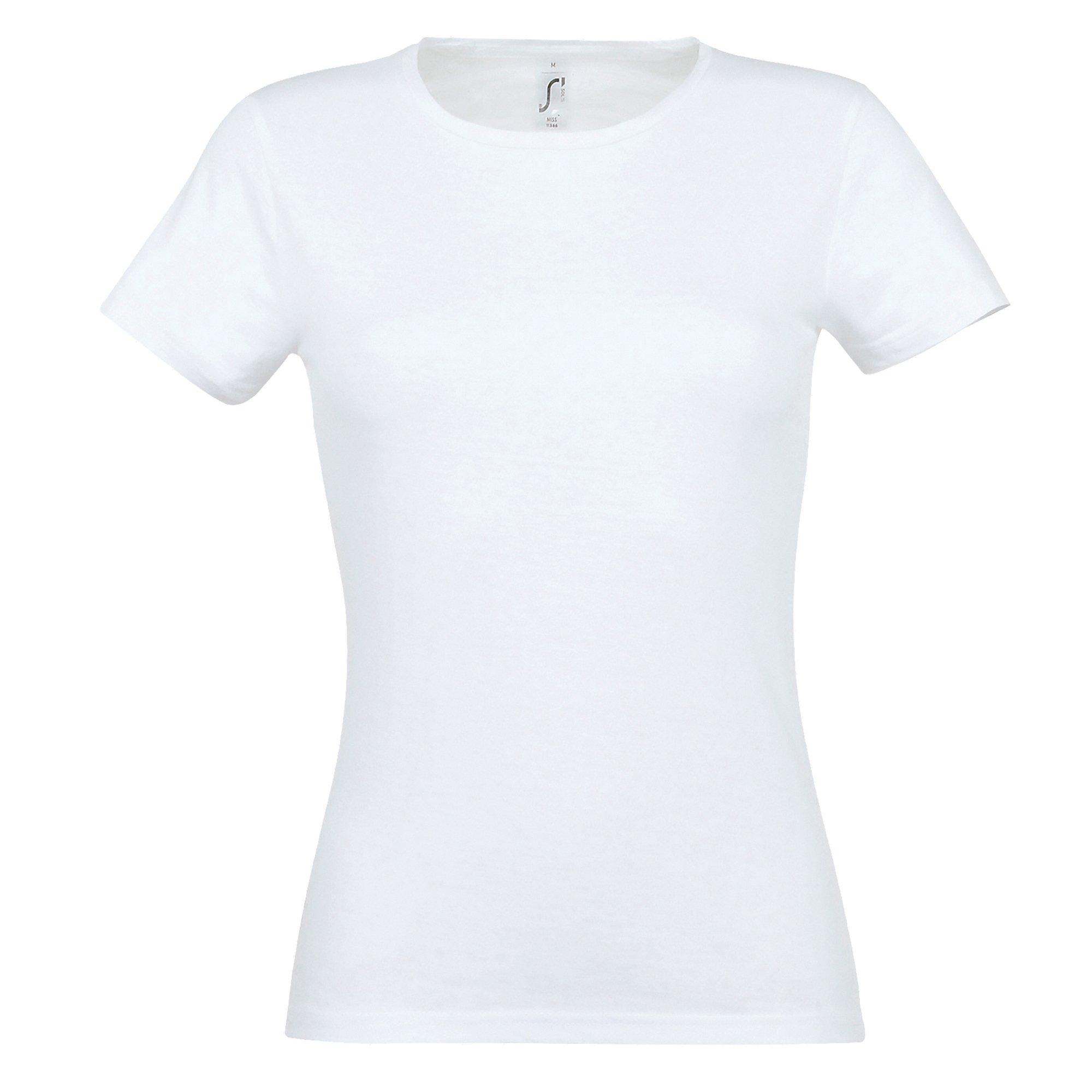 Image of Tshirt, Kurzarm, Rundhalsausschnitt Damen Weiss S