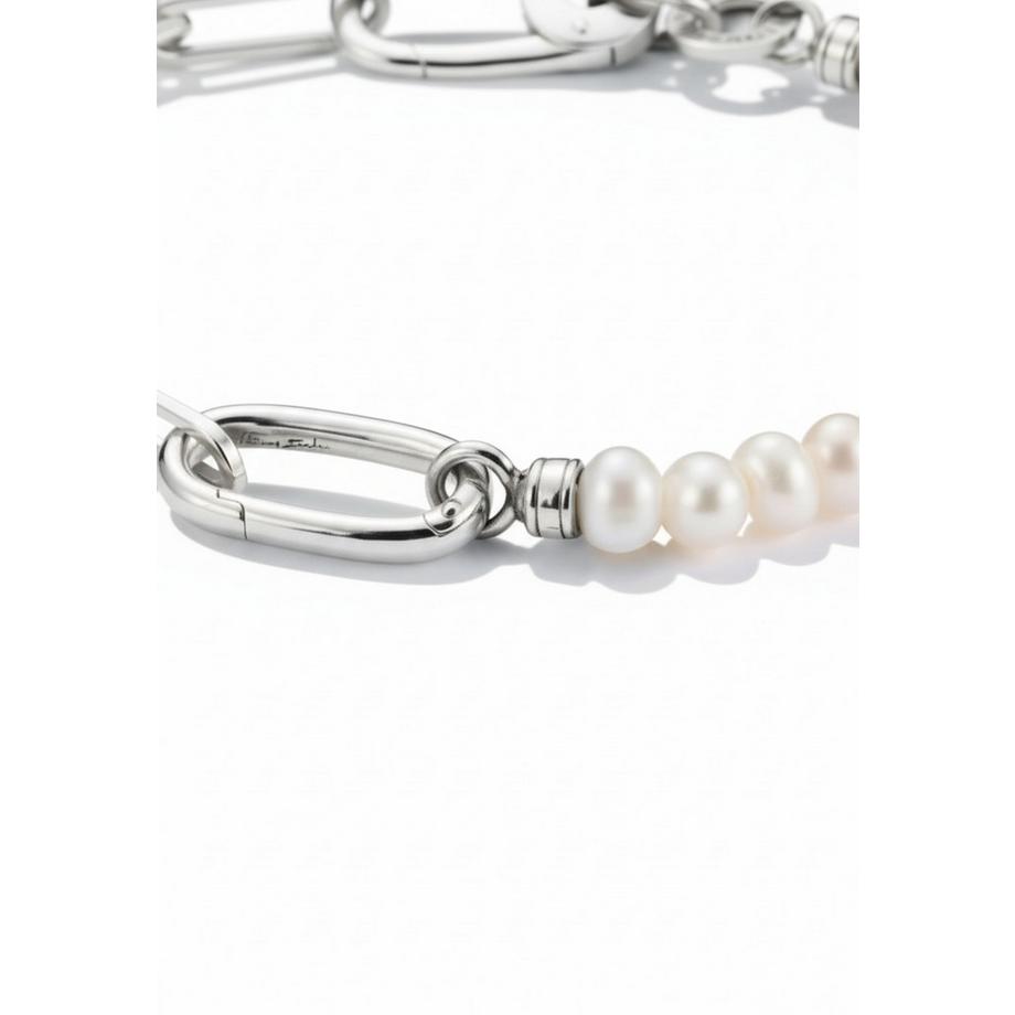 Thomas Sabo  Charm-Armband mit Paperclip-Kette und Verbindungsglied aus 