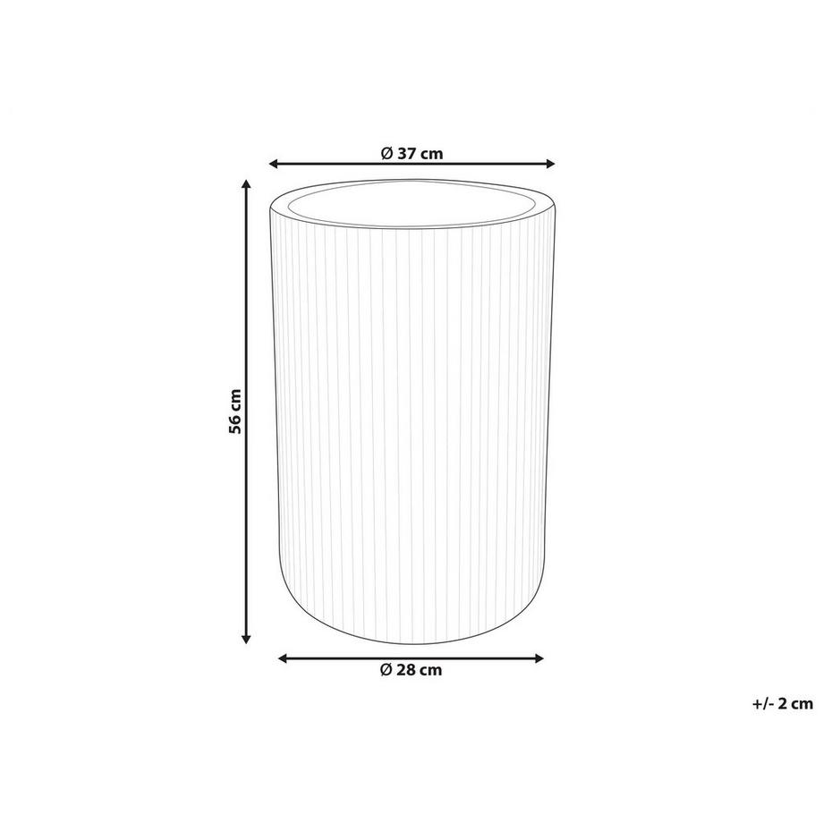 Beliani Vaso per piante en Fibra d'argilla Moderno EANTIO  