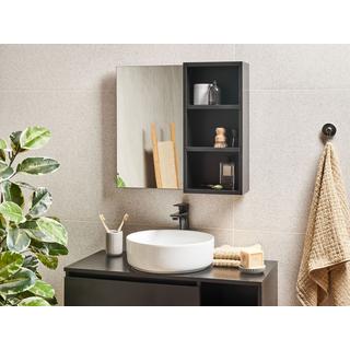 Beliani Bad-Spiegelschrank aus Faserplatte Modern JOINVILLE  